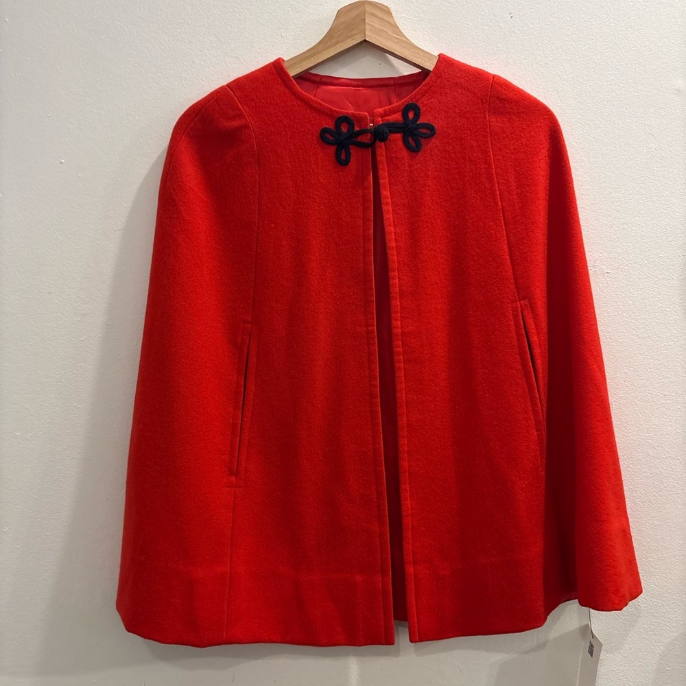 OOAK Red Women's Cape Coat